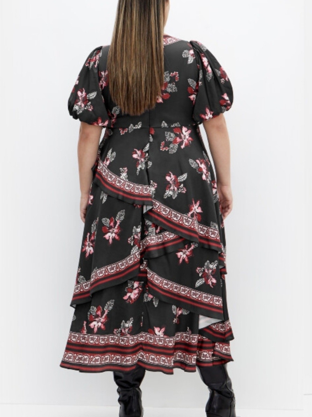 City Chic Drama Queen Floral Maxi Dress | Size S (16) - NWT - Picture 3 of 8